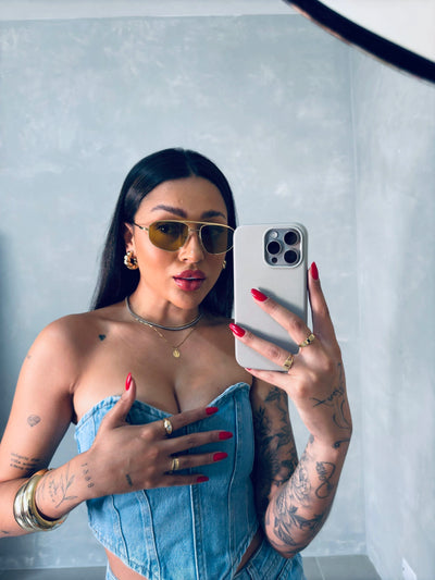 ÓCULOS LIZ AMARELO