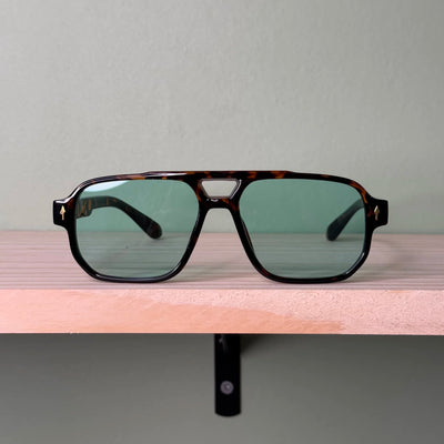 ÓCULOS CASSIO ANIMAL PRINT LENTE VERDE