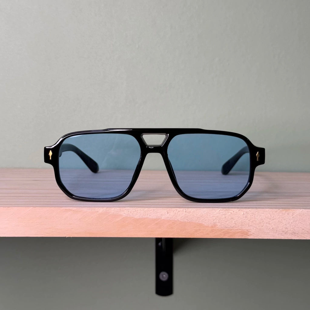 ÓCULOS CASSIO PRETO LENTE AZUL